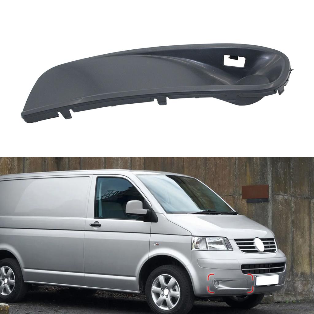 Front Bumper Fog Light Lower Grille Cover Frame for VW Multivan T5 2003 2004 2005 2006 2007 2008 2009 2010 7H5807489 7H5807490