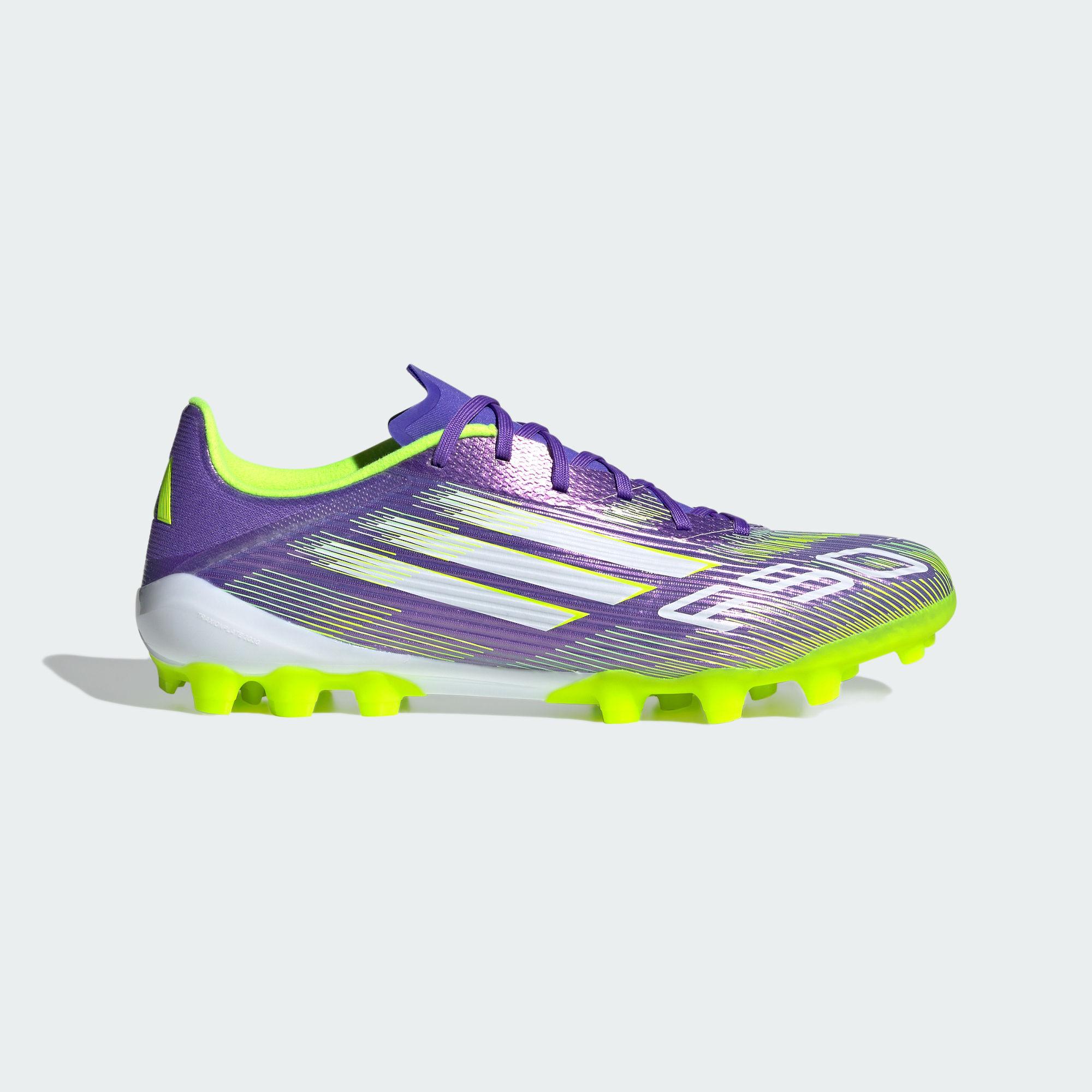 adidas F50 League 2G/3G AG Purple Rush Cloud White Lucid Lemon 37