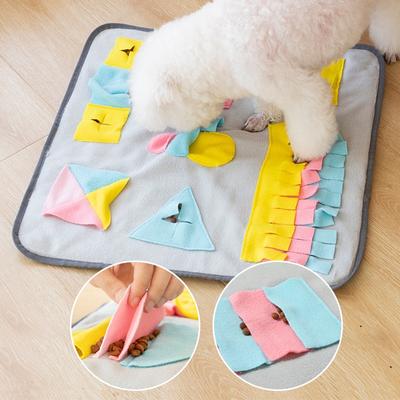 Dogs Snuffle Mat Pet Slow Dispenser Feeder Toys Increase IQ Food Feeding Puppy Nose Smell Training Sniffing Bowl Carpet Washable