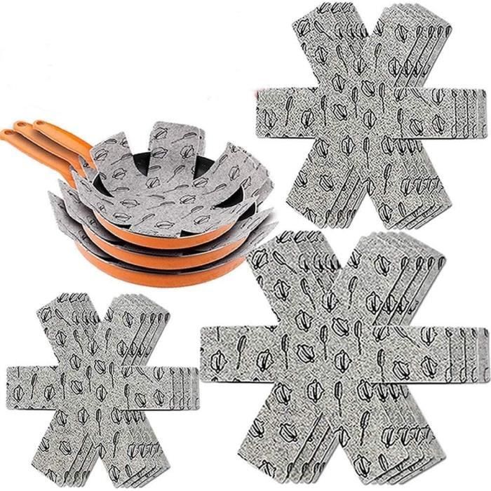 Protège-pots - KAKOO - 12Pcs - Feutre de polyester - Anti-rayure - Lot de 12