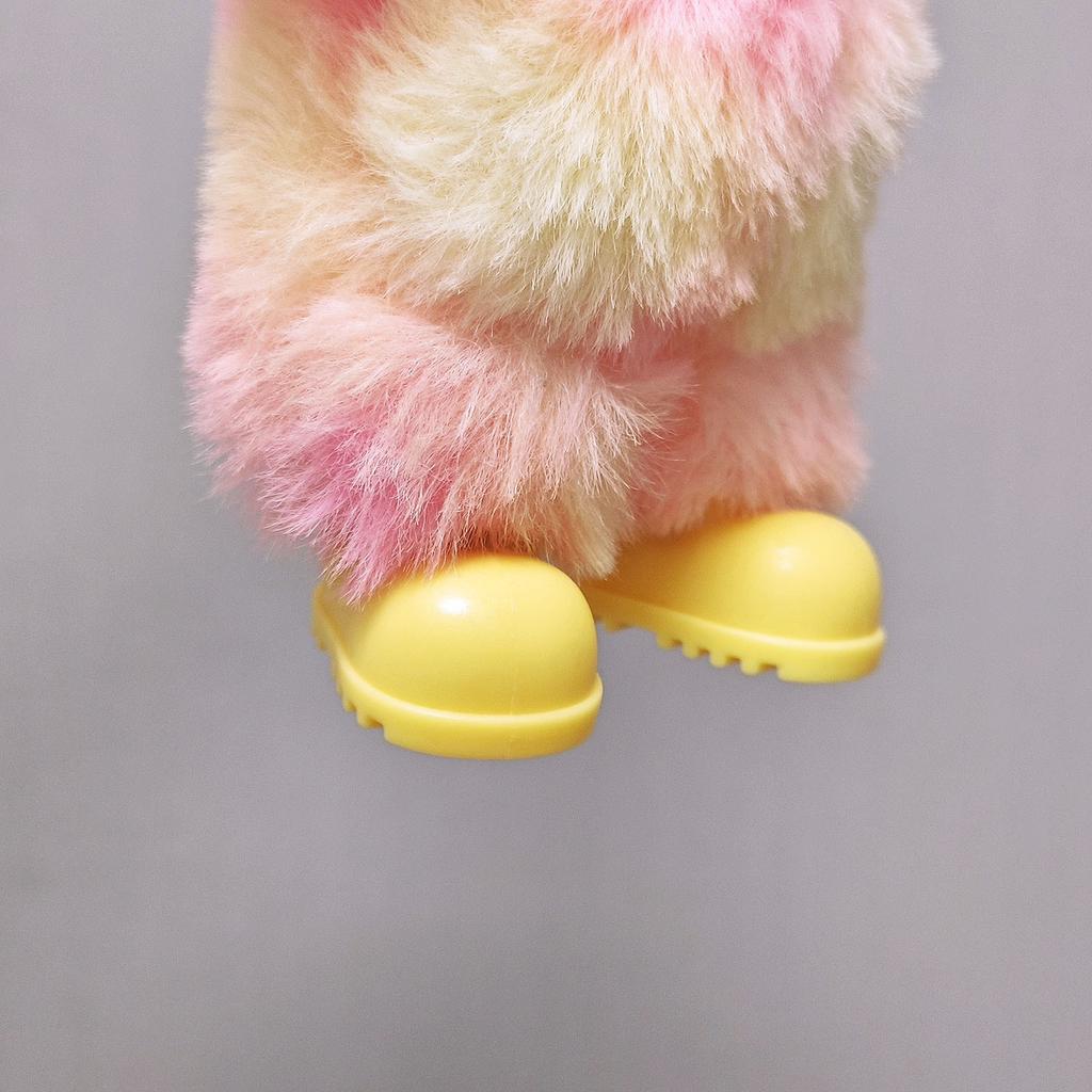 New Fashion Macaron Labubu Rain Boots One, Two and Three Generations Labubu Doll Shoes