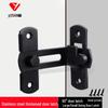 Black Stainless Steel 90° Door Latch Bolt for Home or Pet Doors