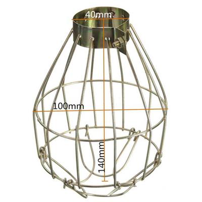 Metal Lamp Bulb Guard Clamp Vintage Light Cage Hanging Industrial Lamp Covers Pendant Decor for Home Bar