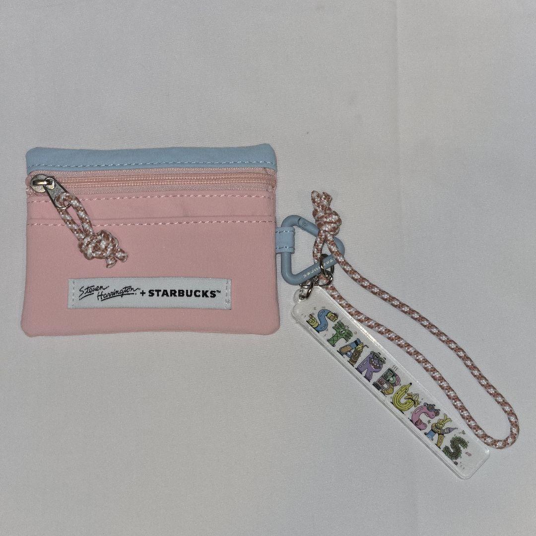 

[USED] Starbucks Korea Steven Herrington Card Case with Acrylic Keychain
