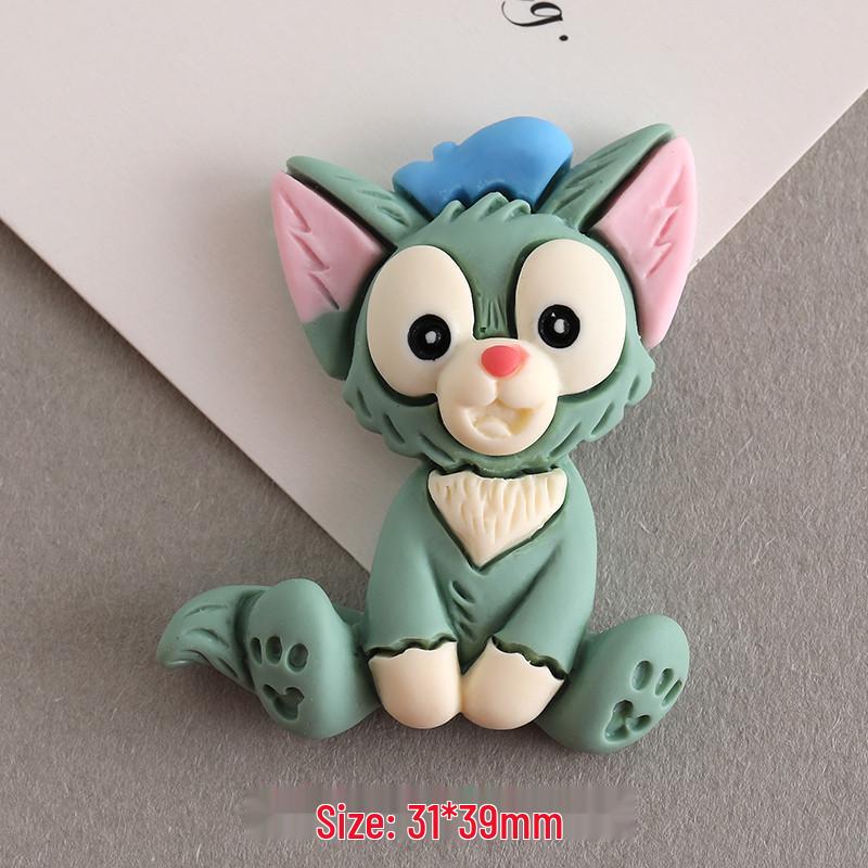 Extra Large StellaLou Bear Strawberry Resin DIY Phone Case Decoration Pack
