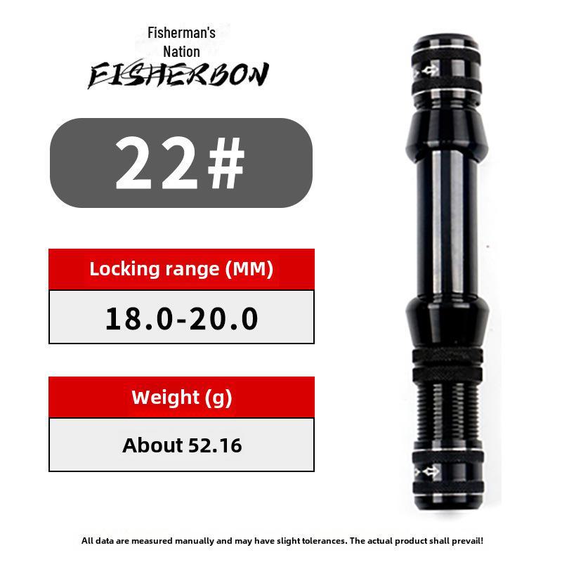 Retractable All-Metal Fishing Rod Seat with Self-Locking Mechanism
