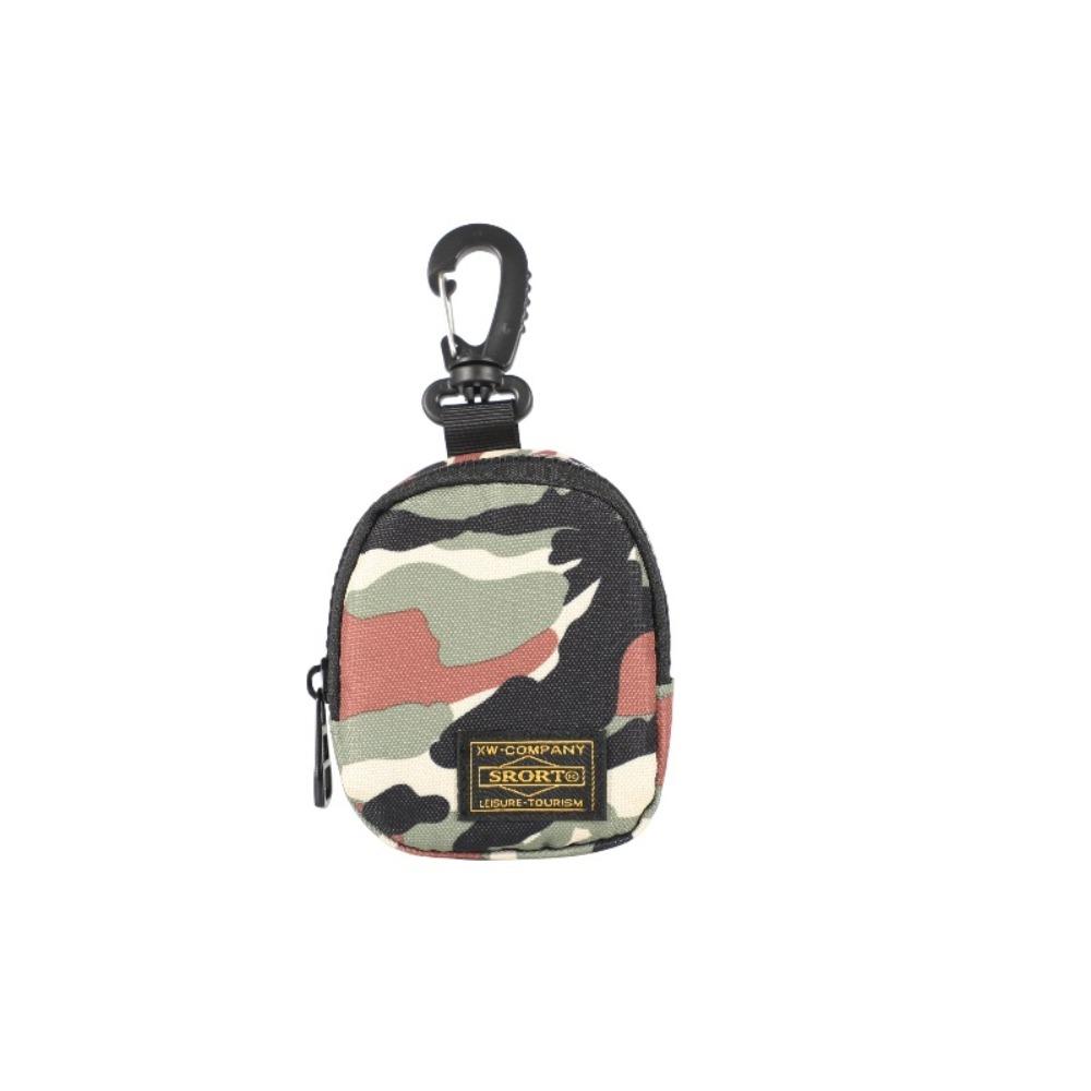 Portable Multi Functional Coin Purses Zipper Headphone Organizer Card Holder Lightweight Mini Hanging Bag