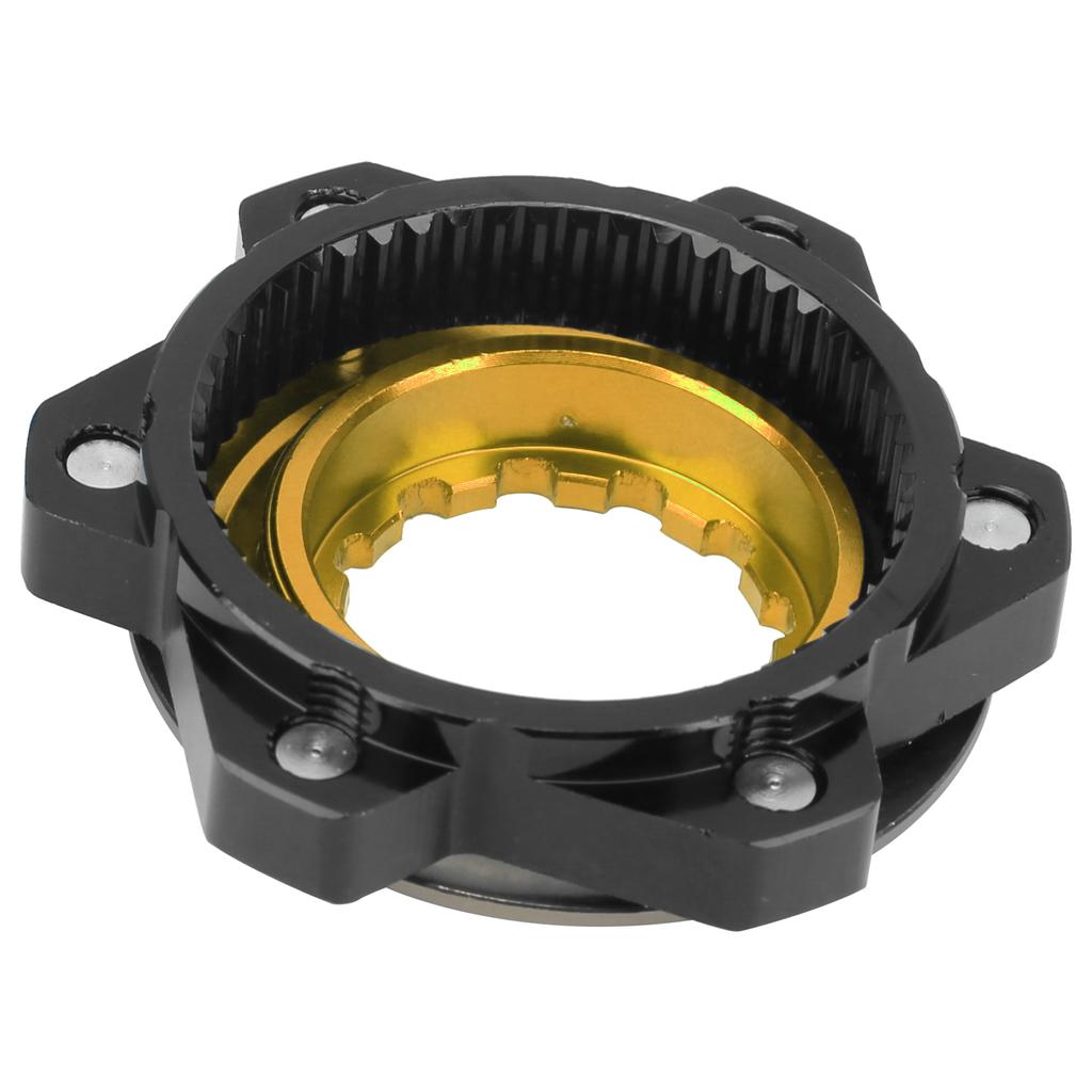 Center Lock Adapter 6 Bultar Center Skivbromsrotor Konverteringssäte för Cykel Mountainbike(Svart