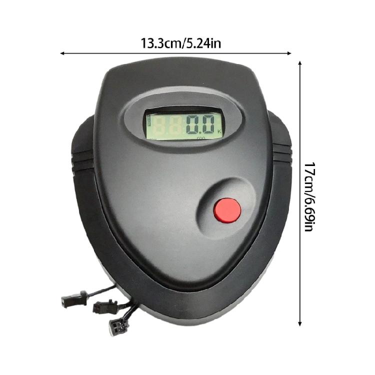 Stationary Bike Monitor Replacement Exercise Bike Monitor LCD Monitor Speedometer with Heart Rate Gym Accessories