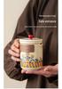 Portable Chinese-Style Tea Set: Quick-Brew, Water-Separating Cup for Travel, Outdoor, Camping, and Car Use.