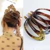 Simple Retro Ponytail Twist Clip Women's Headdress Clip Hair Clip Headwear Girls Kids Women Hair Accessories