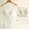 Modal Camisole Vest for Women with Bra Pads No Need To Wear Bra Thin Sports Cup Integrated Women's Underwear