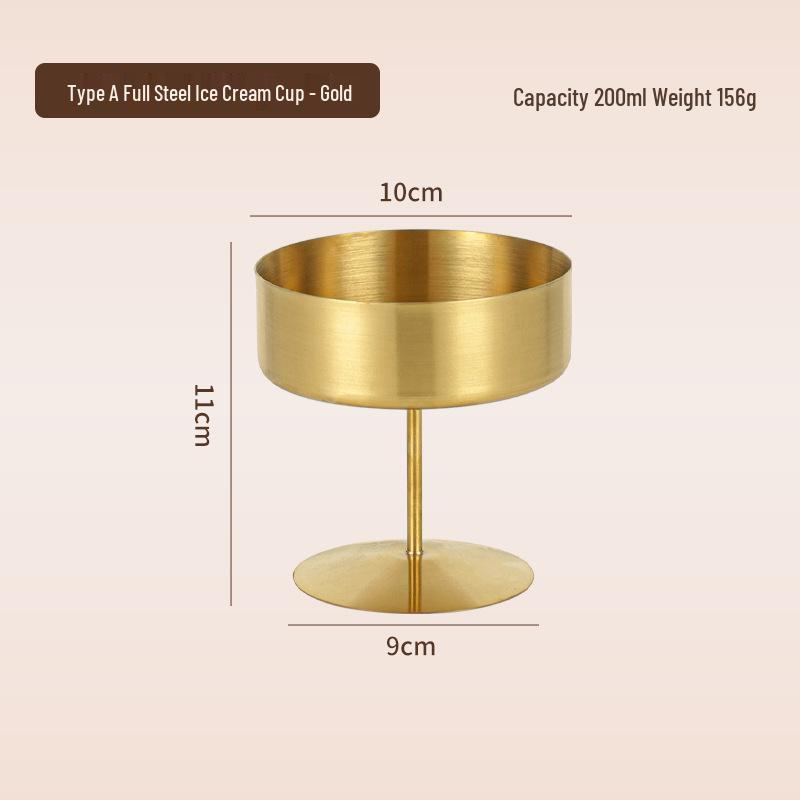 304 Stainless Steel Dessert and Snack Cup