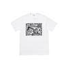 FW18 Faces Tee White Abstract Human Face Short Sleeve Unisex Men's SUP-FW18-469