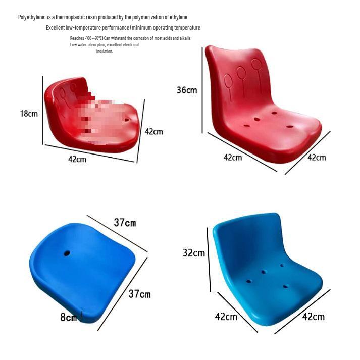 Indoor/Outdoor Grandstand Seats: Low/Medium/High Back for Cement Floors & School Basketball Courts