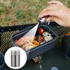 2lots Kitchens Camping Storage Spices Container Stainless Seasoning Bottles for Family Picnics