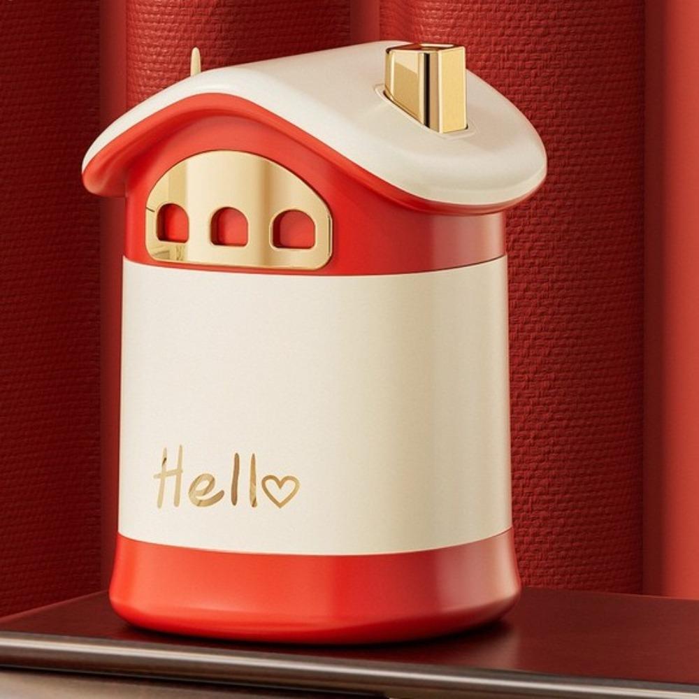 

Cute House Shape Automatic Toothpick Holder Detachable Pops Up Toothpick Container PP Cartoon Toothpick Storage Box Office