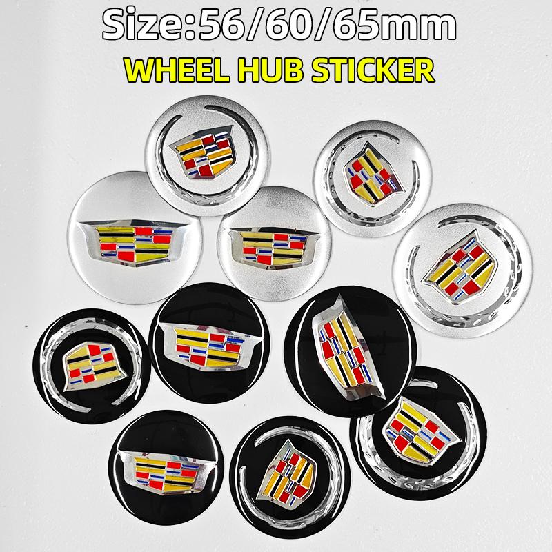 56mm 60mm 65mm Car Wheel Center Sticker Hub Cap Decal Emblem For Cadillac ATS BLS CT4 CT5 CT6 CTS ESCALADE STS XLR XT5 XT6 XTS