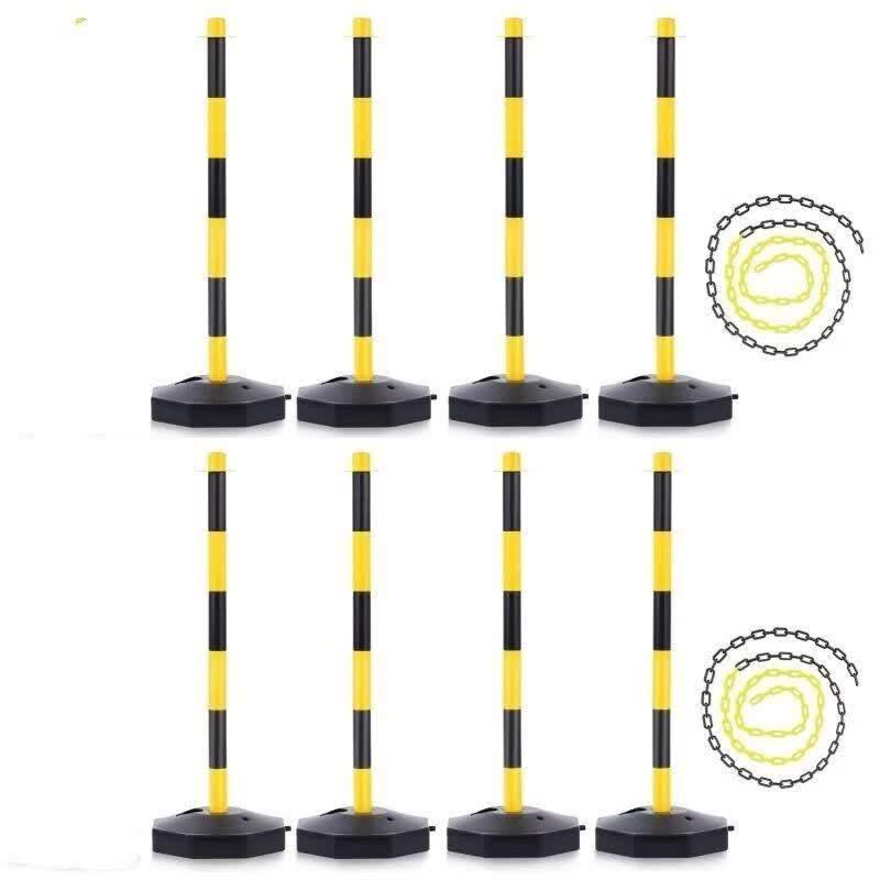 Aokewen Yellow Black Warning Isolation Post Set