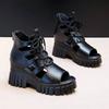 Fashion New Summer Women Roman Sandals Boots Women High-heeled Platform Sandal Fashion Wedge Sandalias Breathable Hollowed-out Cool Boot