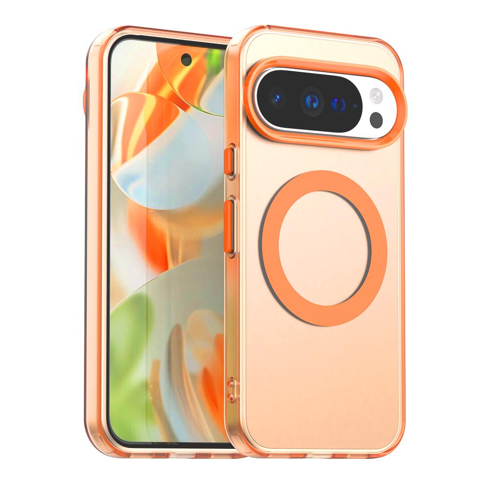Candy Clear For Magsafe Case For Google Pixel 10 9 Pro XL 9A 8 8A Pro Shockproof Slim Bumper Hard Armor Wireless Charging Cover