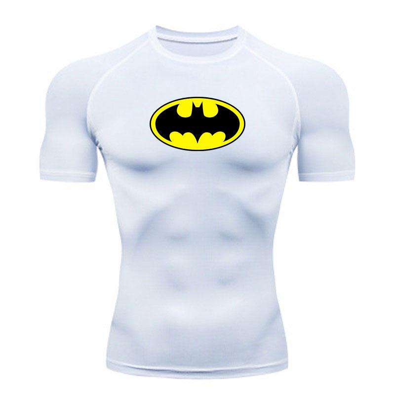 Men's Compression Workout T-Shirt, Breathable Quick Dry Athl
