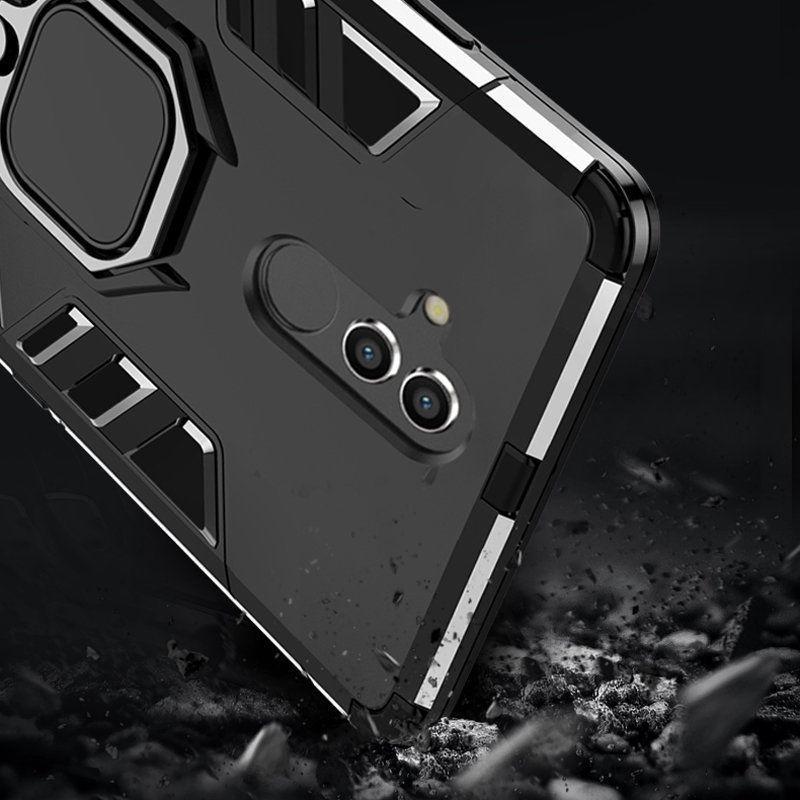 Suitable for iPhone Samsung Huawei Xiaomi Shockproof Armor Bracket PC + TPU Bracket Cover