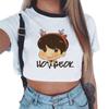 Kpop Bts Bangtan Boys Kortärmad Damtopp Med Söt Figurdesign Perfekt För Sommaren