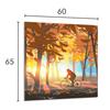 PANEL SZKLANY DO KUCHNI 60x65 Las