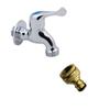1PC Pure Brass Faucets Standard Connector Washing Machine Gun Quick Connect Fitting Pipe Connections 1/2 "3/4" 16mm Hose