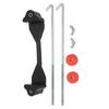 Battery Hold Down Bracket Holder Universal Crossbar with 10in J Bolts For 55AH 60AH 68AH 70AH 72AH 85AH 100AH Batteries