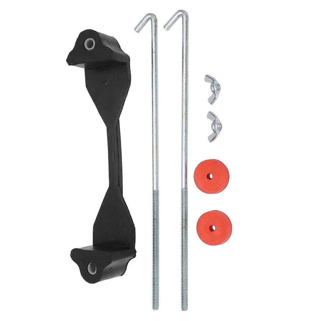 Battery Hold Down Bracket Holder Universal Crossbar with 10in J Bolts For 55AH 60AH 68AH 70AH 72AH 85AH 100AH Batteries