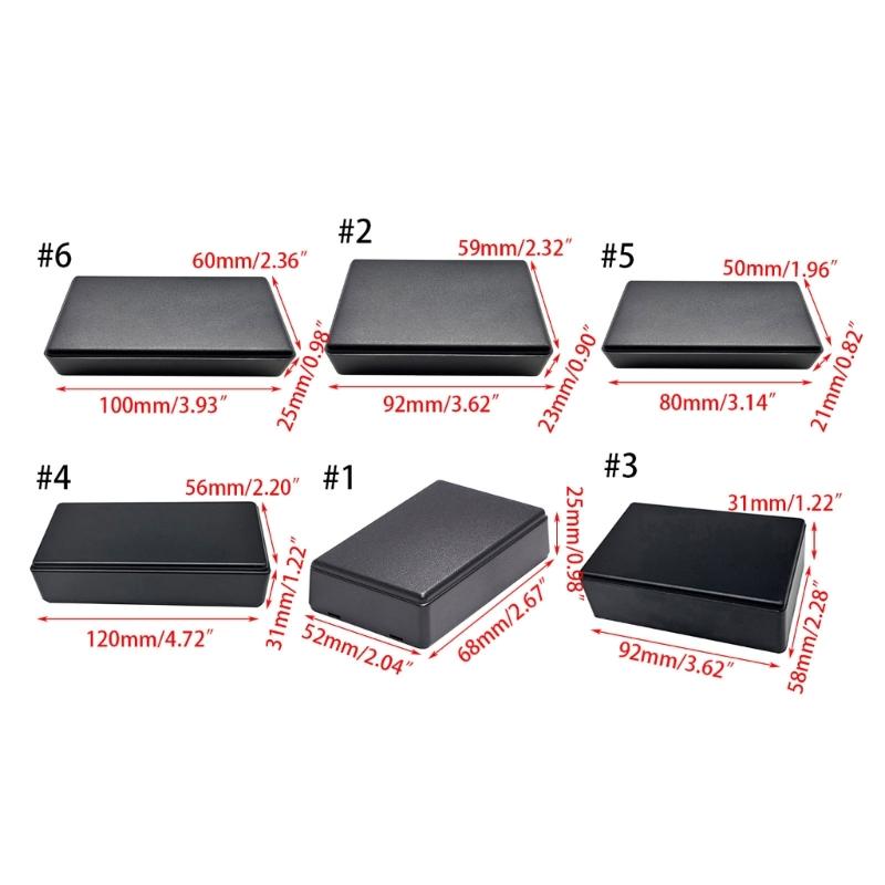 Scatola per Progetti in Plastica Migliorata Custodia Portatile per Strumenti Scatola per Strumenti in ABS Ottima per Organizzare Componenti Elettronici di Ricambio