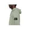 STONE ISLAND Giacca da uomo con cappuccio, manica lunga, tinta unita, con zip, verde K1S156100042S0051-V0055