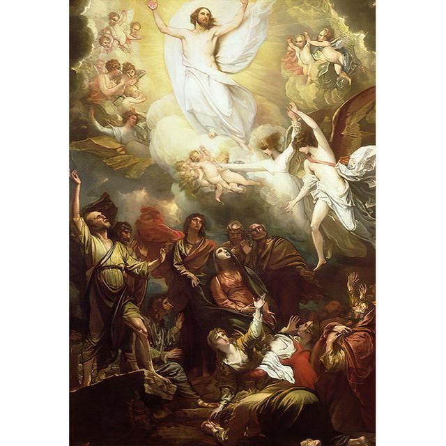 Sacred Heart of Jesus The Virgin Mary of Guadalupe Canvas Painting Poster Print Wall Art Picture for Living Room Office Decorate No Frame