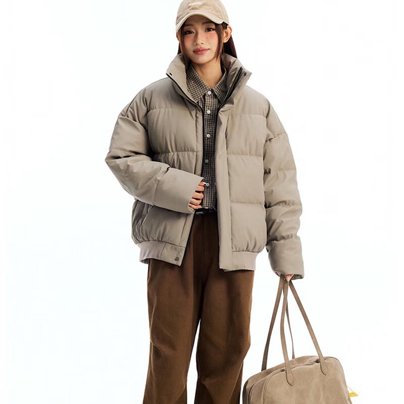 Fingercroxx Unisex Winter Stand-Collar Puffer Jacket