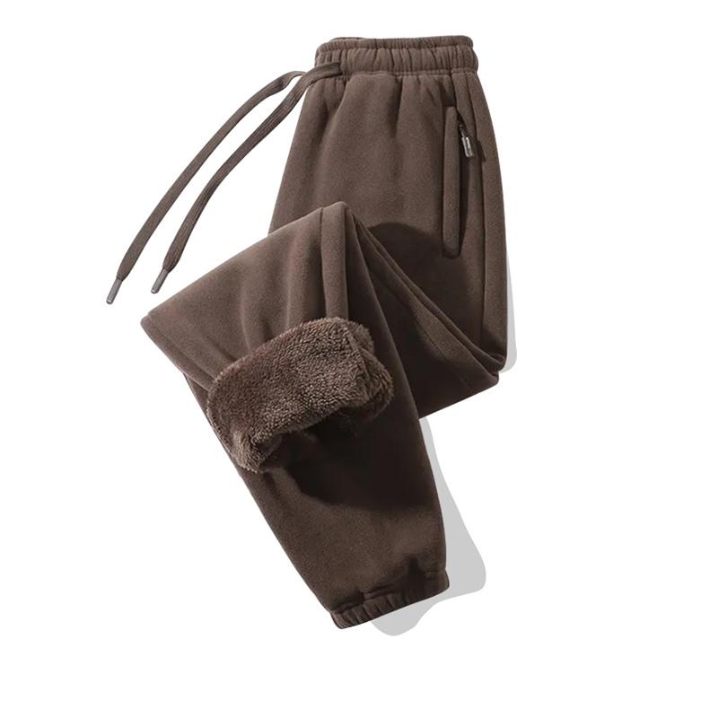 New Autumn and Winter Austrian Velvet Casual Trousers for Men Thickened Velvet Loose Legged Sports Pants