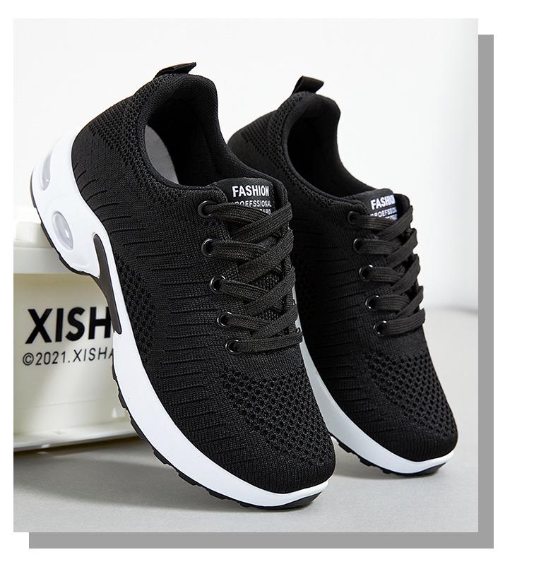 Women's Plus Size Air Cushion Running Sneakers - Summer Collection