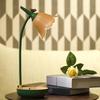 Flower Shape Lampshade Desk Lamp with 3-Level Color Temperature Touch Switch LED Soft Light Eye Protection 360 Degree Adjustable USB Powered Reading