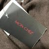 Used New, unused, dark brown, long knit cardigan, L size (Wool/Cashmere)