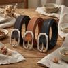 Women's Genuine Cowhide Belt - Pin Buckle, Fashionable, Versatile, Korean Style