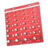 High Precision Nut Bolt Thread Checker with 28 Holes for Various Specifications Aluminum Alloy with AntiRust Coating
