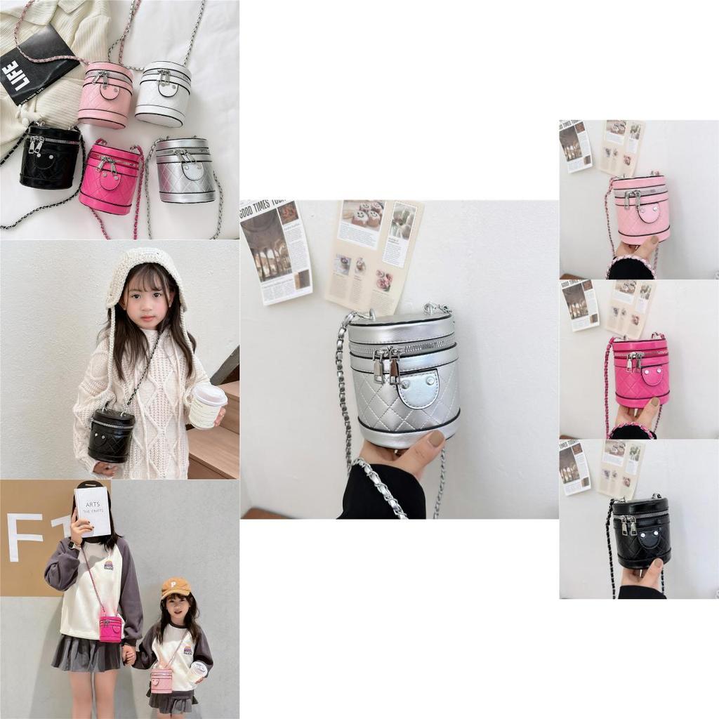 Fashionable Mini Pu Children's Crossbody Bag With Cute Diamond Quilted Design For Kids