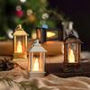 Creative Mini Square Night Lights Flameless Outdoor Hanging Small Lanterns  Bedroom