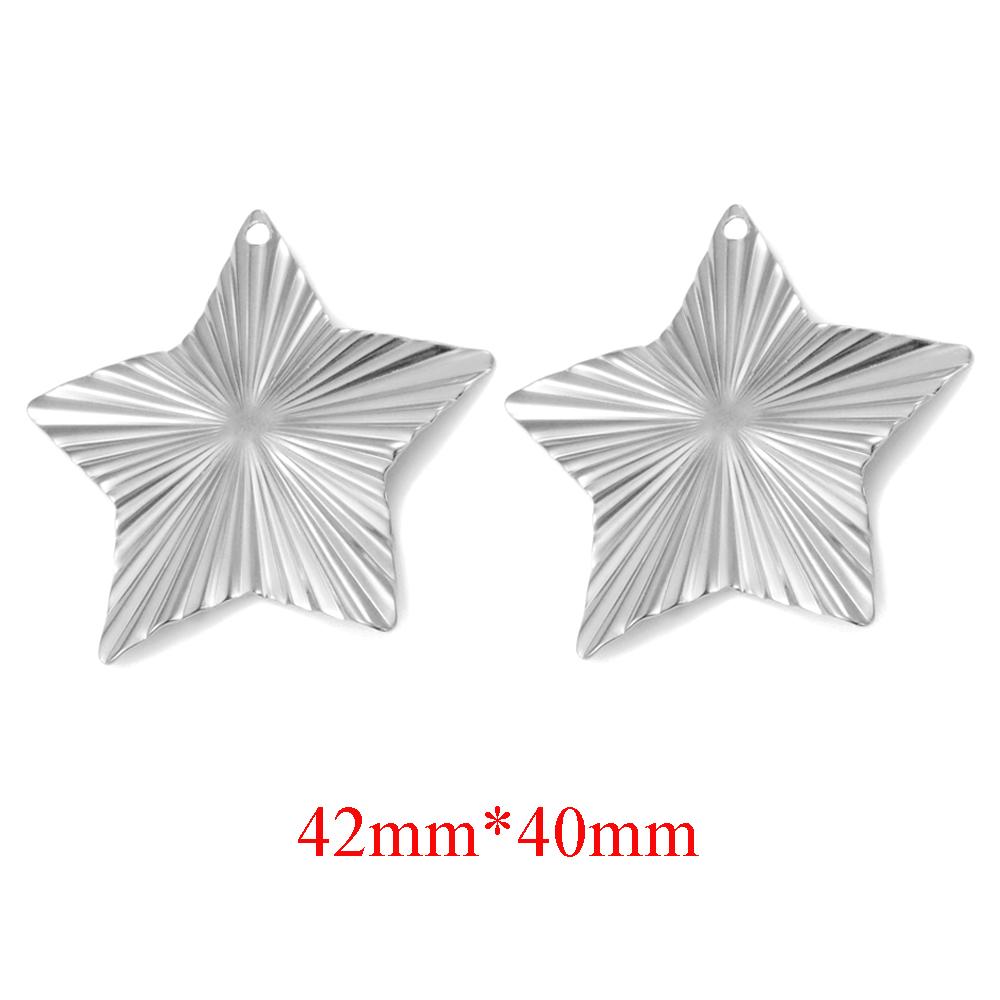 10PCS/lot Stainless Steel Gold Earring Findings Embossing Flower Link Connectors DIY Dangle Ear Wire Components Gold Earrings