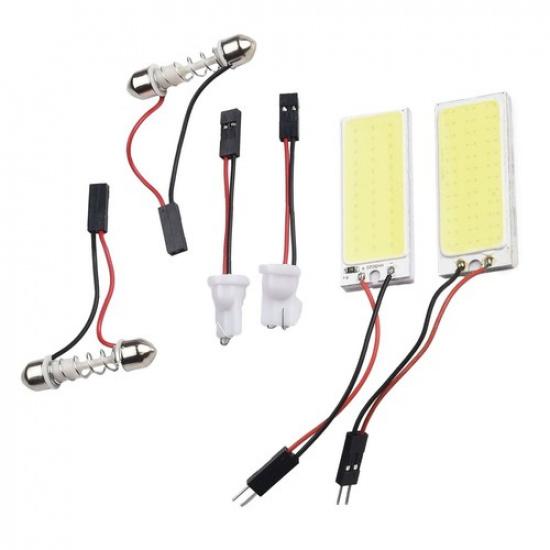 Bulbs Panel Lights Panel Lamp Car Interior 2Pcs DC12V Xenon HID Dome Map Light