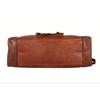 Leather Weekender Bag | Handmade Goat Leather Duffle Bag for Men and Women | Vintage Travel Carry-On Gym Bag