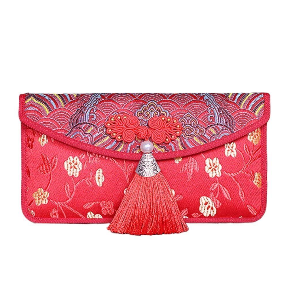 Money Happy New Year Wedding Betrothal Spring Festival Gift Bag Red Bag Red Packet Red Envelope E