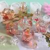 3 Pcs Perfume Bottle Silicone Resin Molds UV Resin Epoxy Silicone Casting Molds