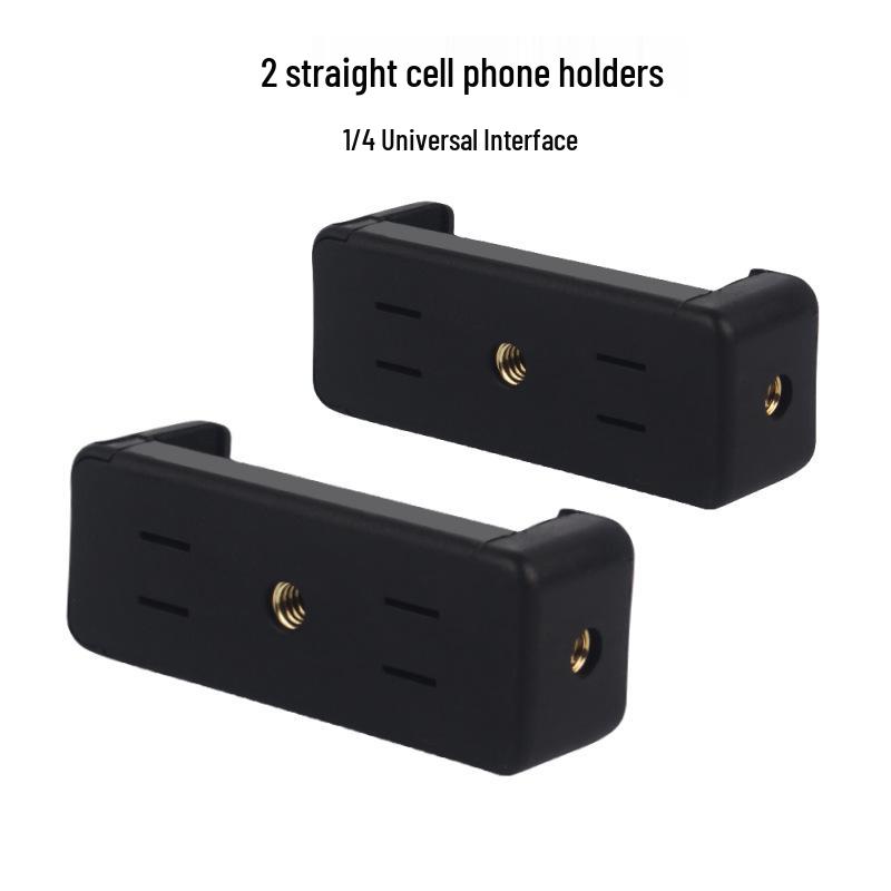 Universal Phone Clip & Tripod Stand with Rotating Head and Horizontal/Vertical Positioning